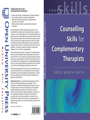 cover image of Counselling Skills for Complementary Therapists